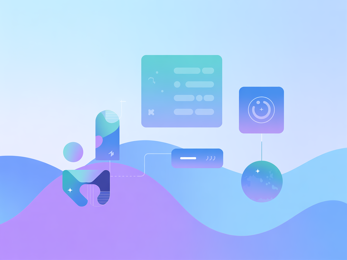 Minimalist SaaS illustration for Team Fight Tactics data integration