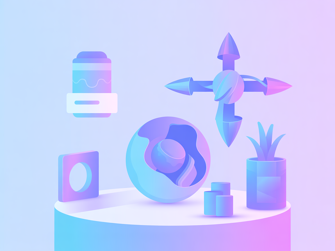 Minimalist SaaS illustration representing PubNub MCP Server integration