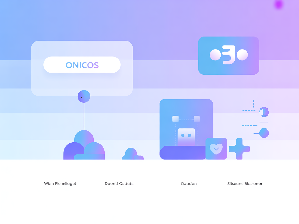 Minimalist icon scene for project discovery