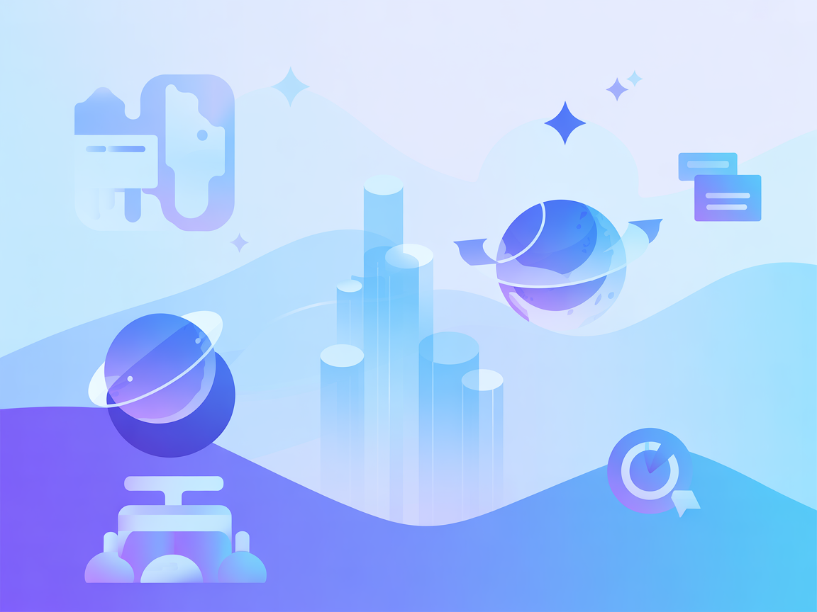 Vector image showing app and database deployment automation