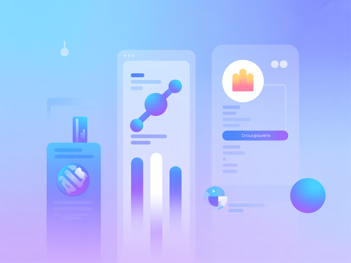 Minimalist gradient SaaS vectorized illustration representing Scrapi MCP AI integration