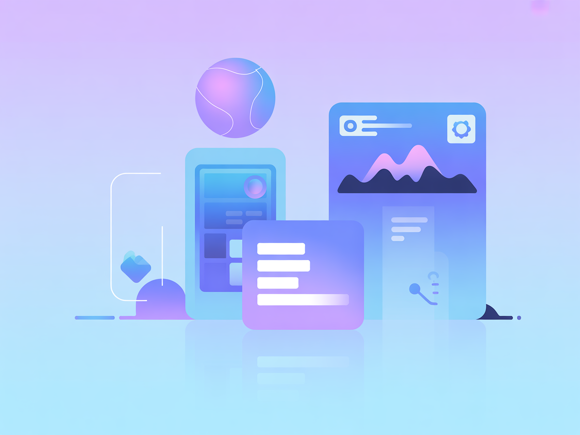 Text extraction and document processing SaaS illustration