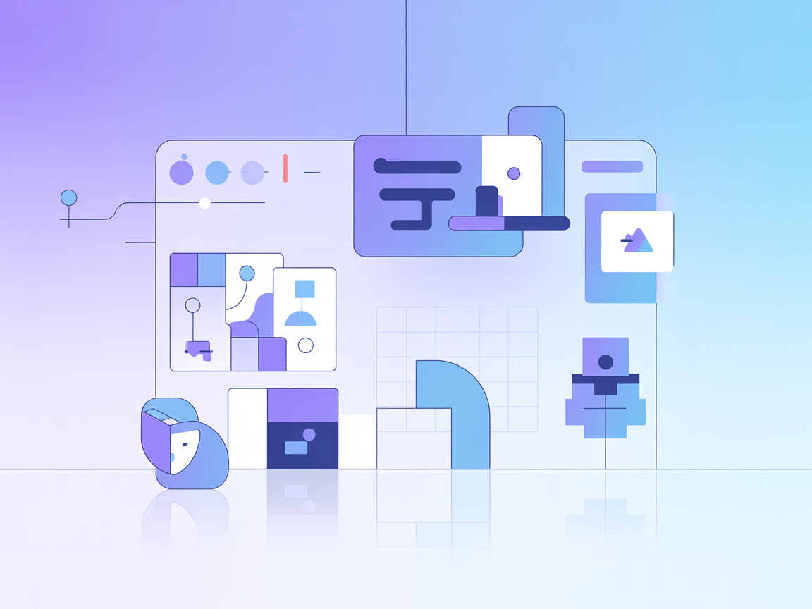 Minimalist Visio automation and integration illustration