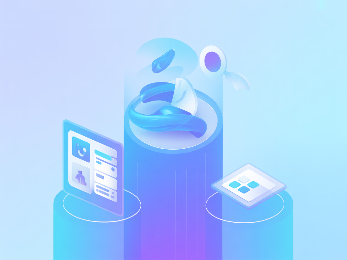 Minimalist vector illustration representing AI chat integration