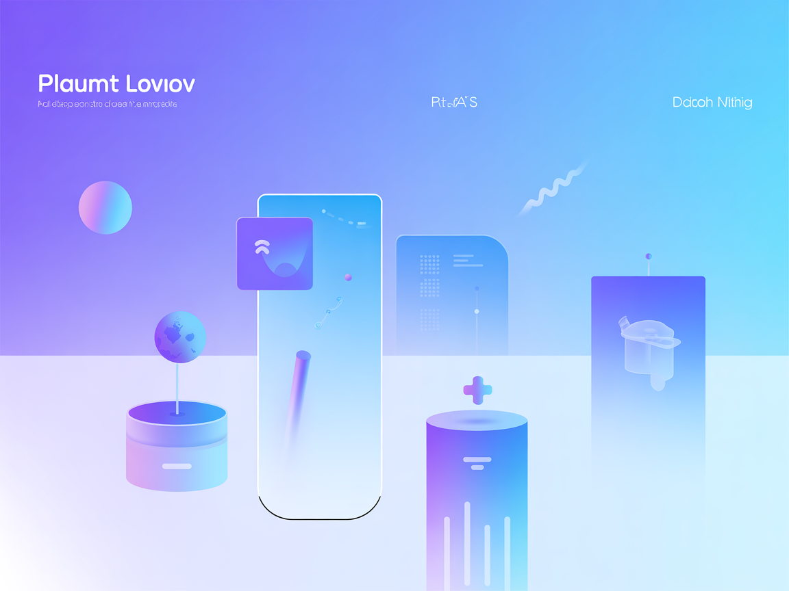 Minimalist notification workflow illustration