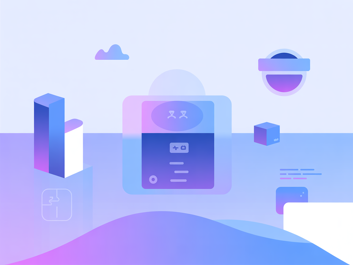Minimalist SaaS AI agent integration illustration