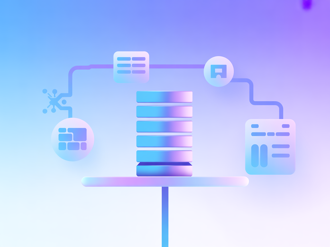 SQL query, streaming data, and bulk transfer icons