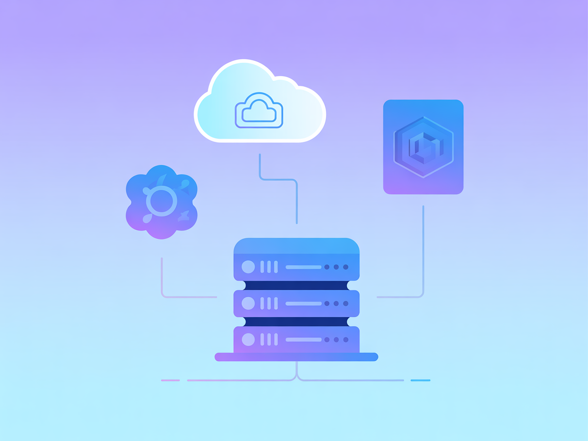 Minimalist SaaS environment representing Glean MCP server integration