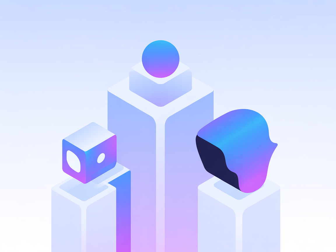 Minimalist illustration of data management tools