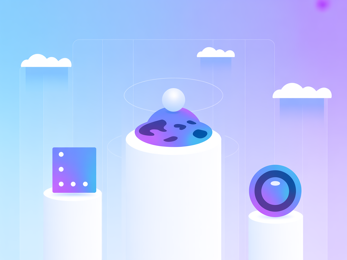 Minimalist vector illustration representing media asset management AI integration