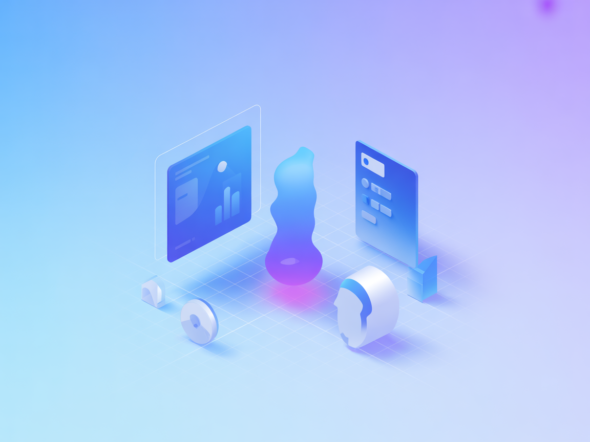 Minimalist crypto technical indicators AI agent illustration