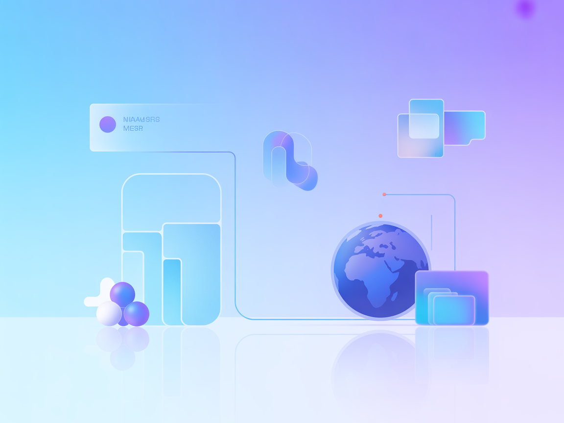 Minimalist vector showing image processing and object detection