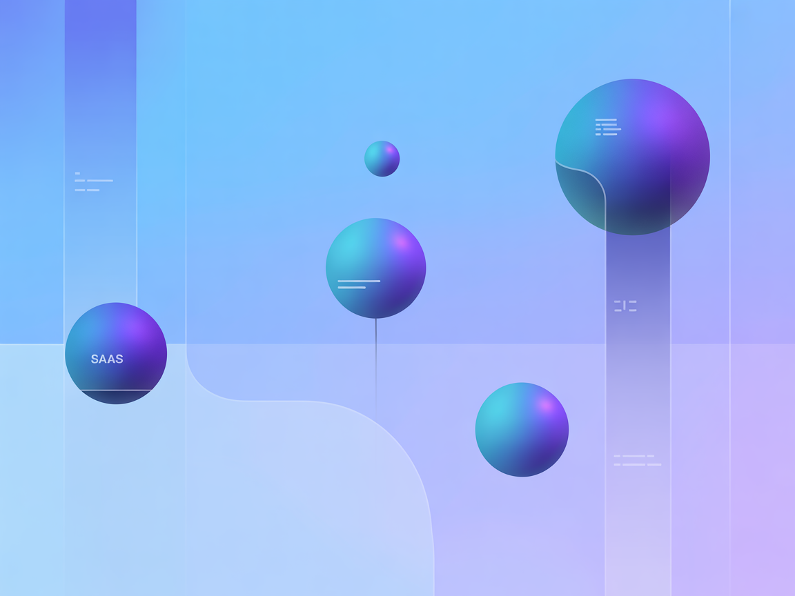 Vector image of AI model integration with SaaS