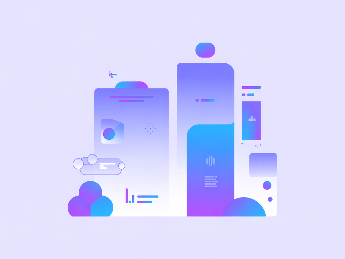 Minimalist SaaS illustration representing Nasdaq Data Link MCP AI integration