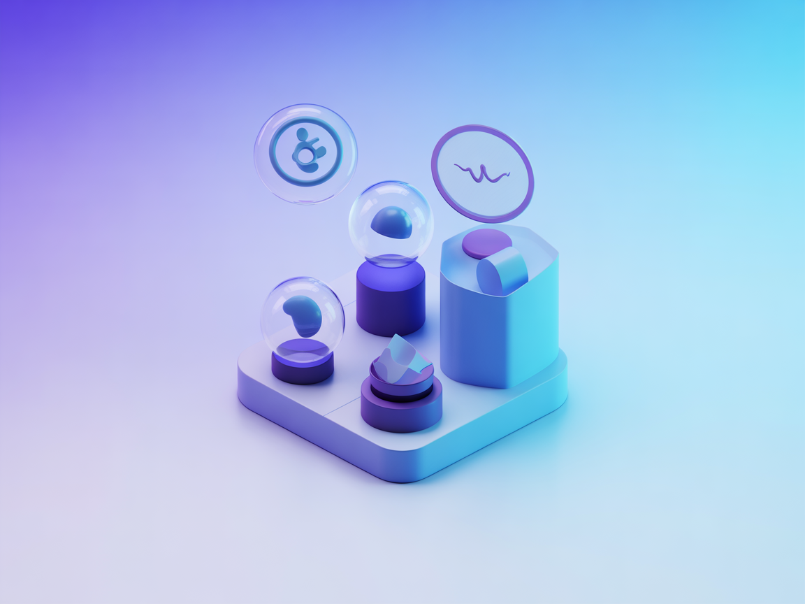 Minimalist SaaS illustration representing web scraping and AI automation