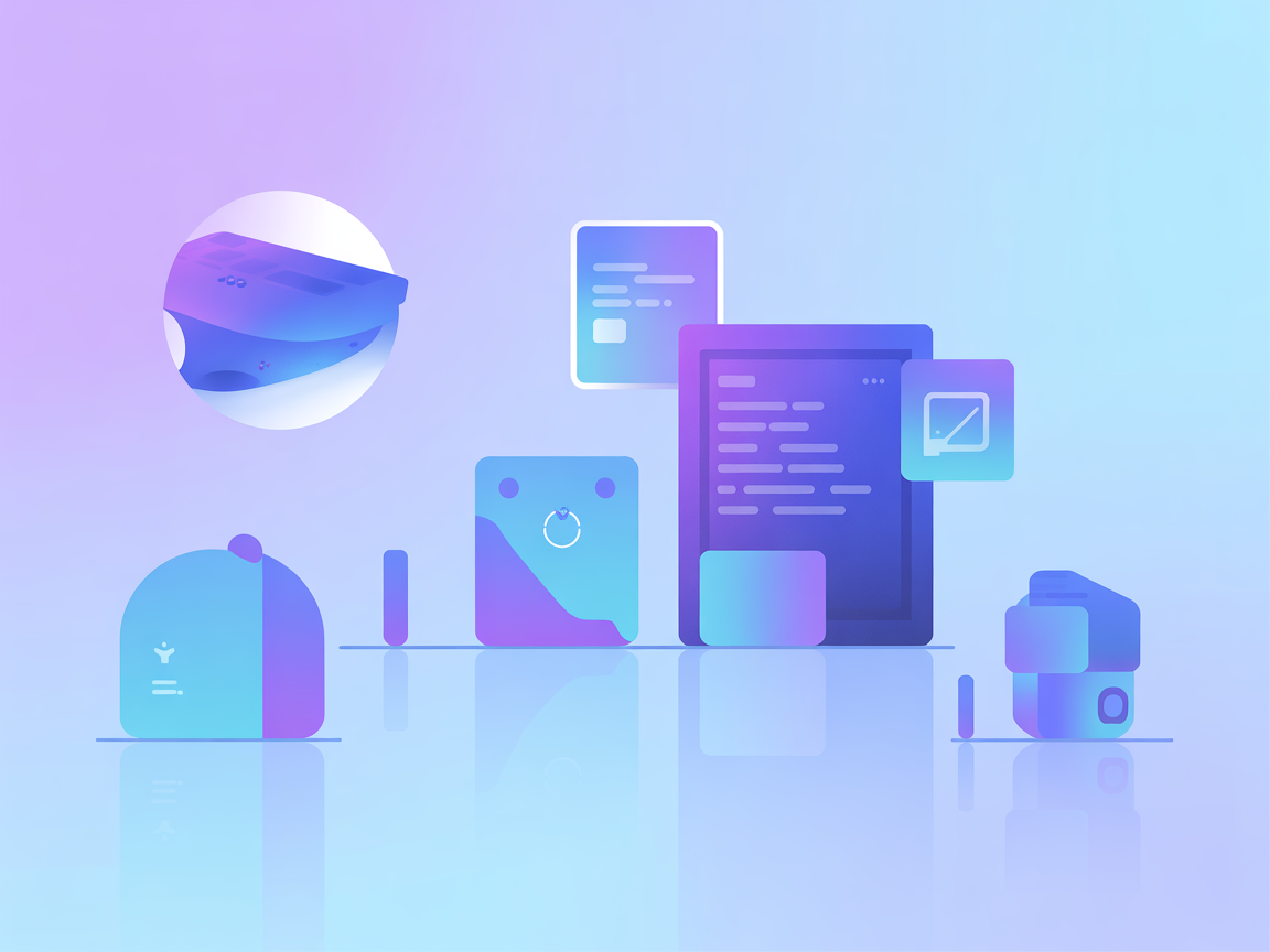 Minimalist vector illustration symbolizing Kubernetes automation and AI integration