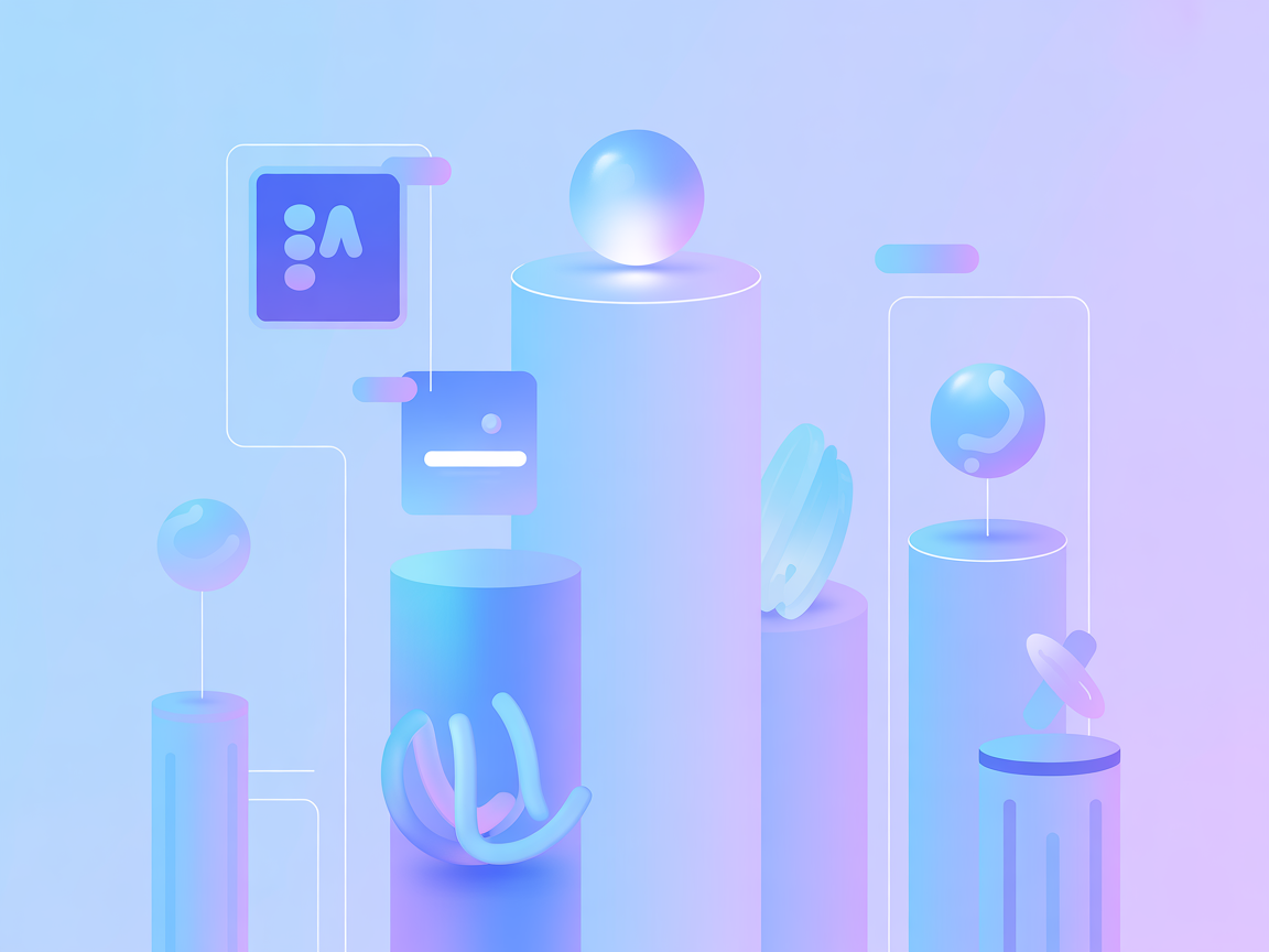 Minimalist SaaS vector showing AI integration managing cloud and Kafka resources