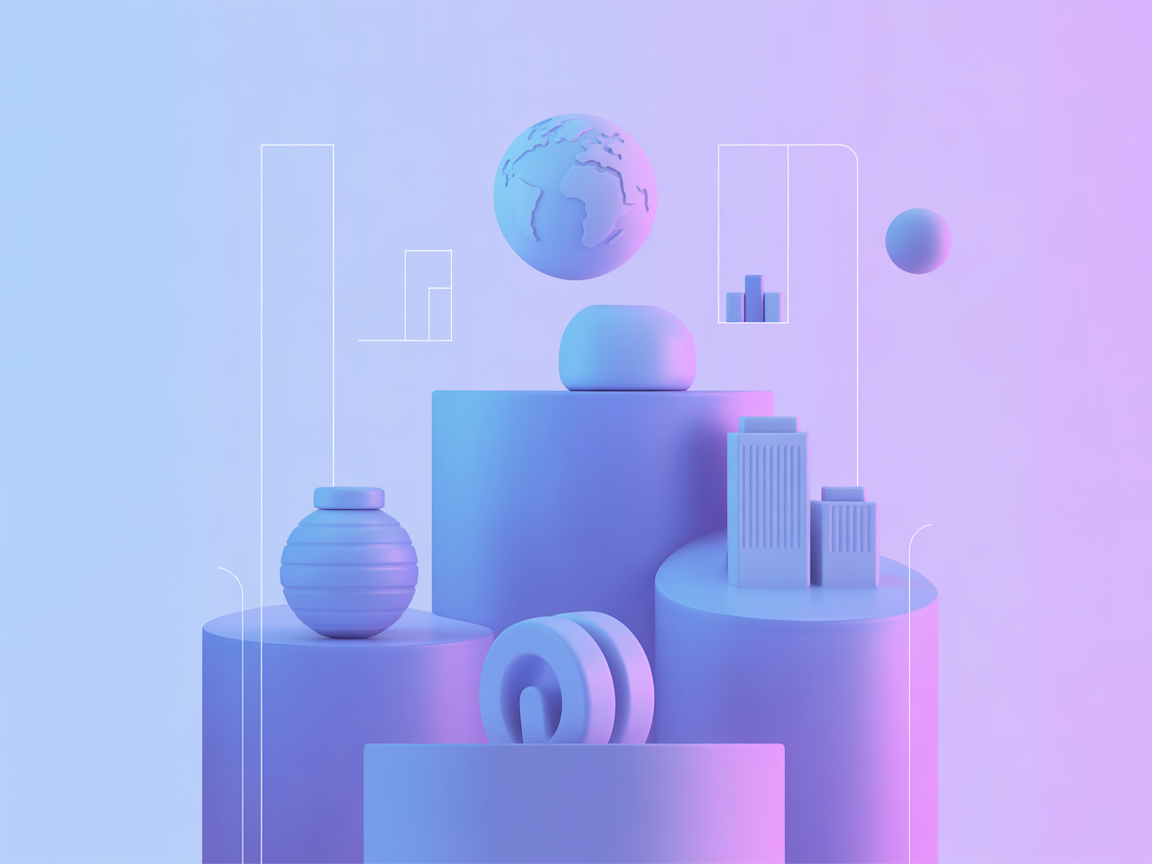 Minimalist vector illustration representing a secure AI server integration