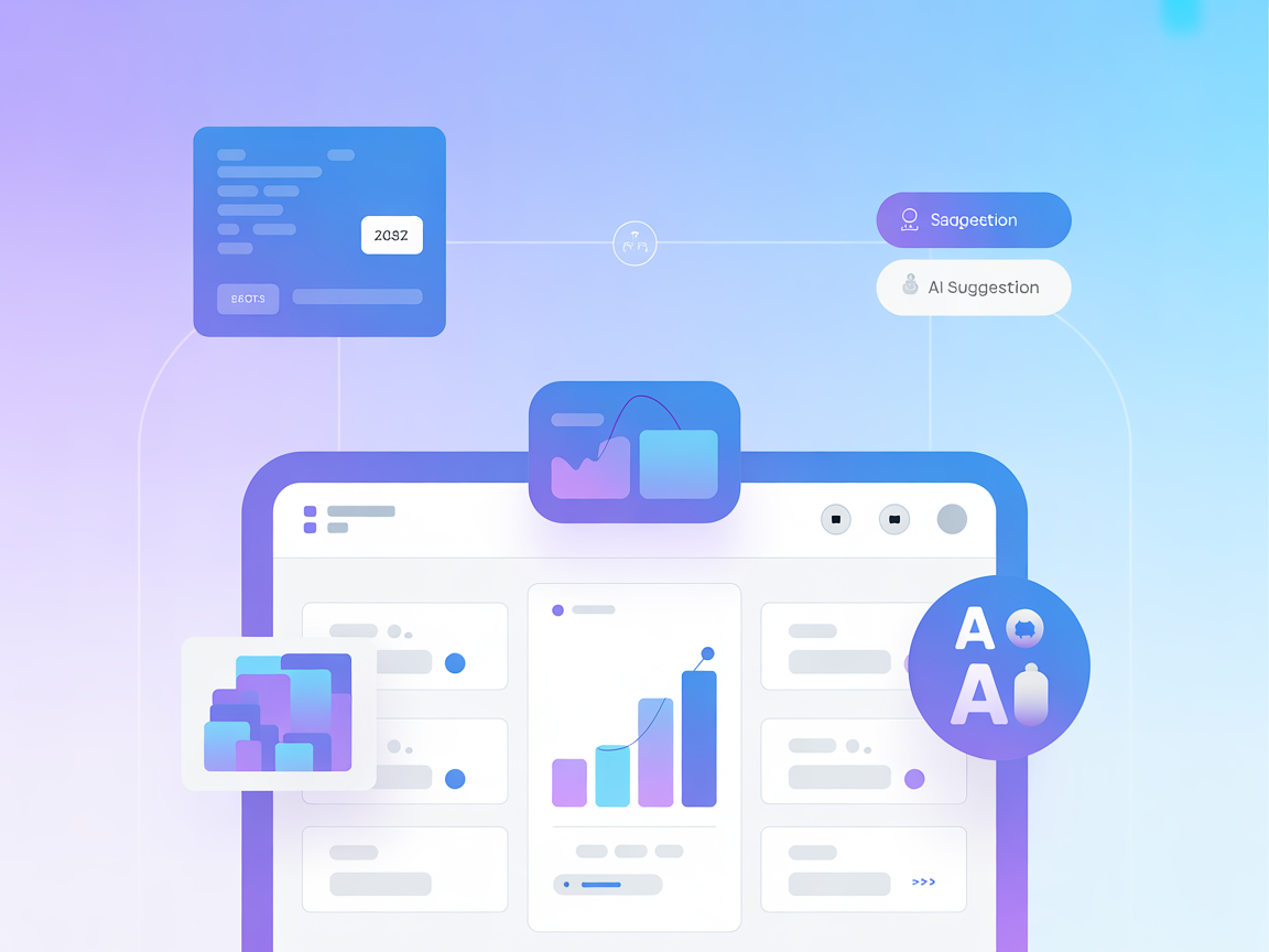 Typesense analytics and AI suggestion illustration