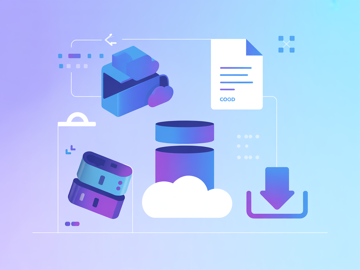 AWS S3 PDF cloud storage vector illustration
