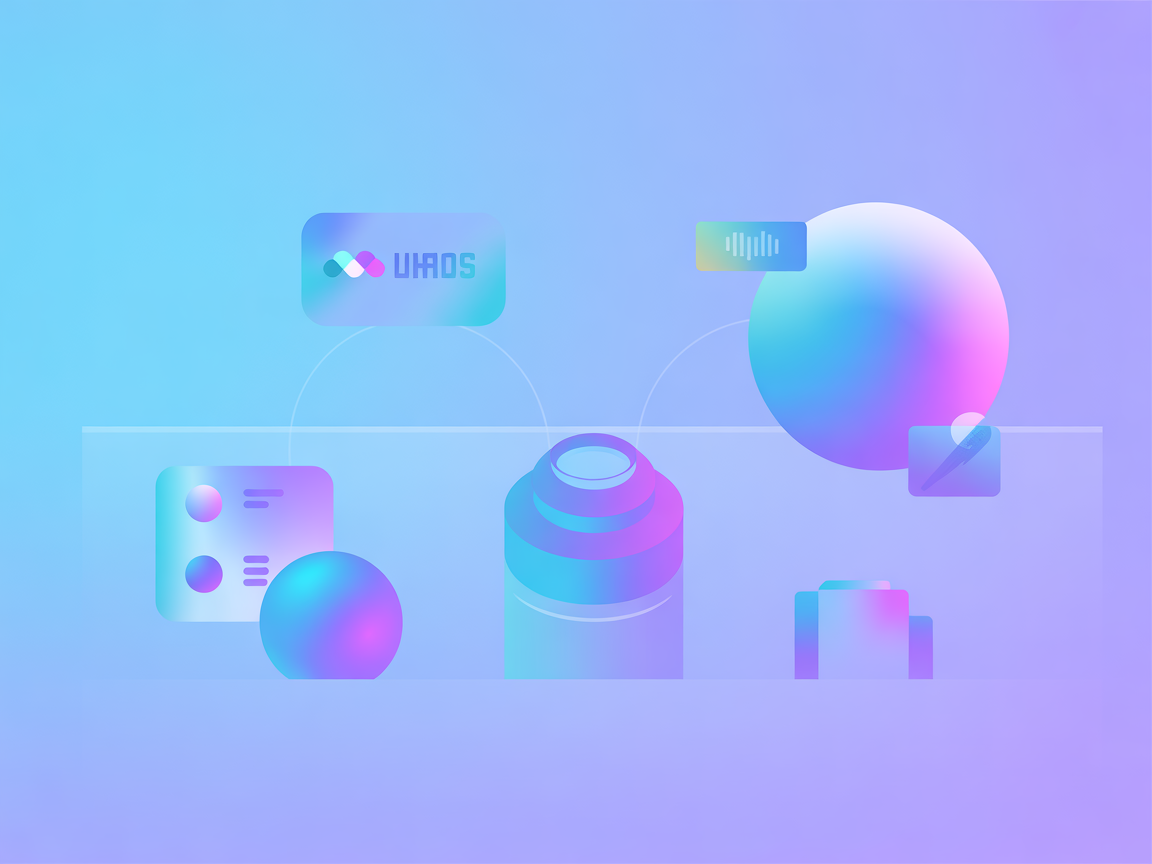 Minimalist vector showing workflow and task orchestration