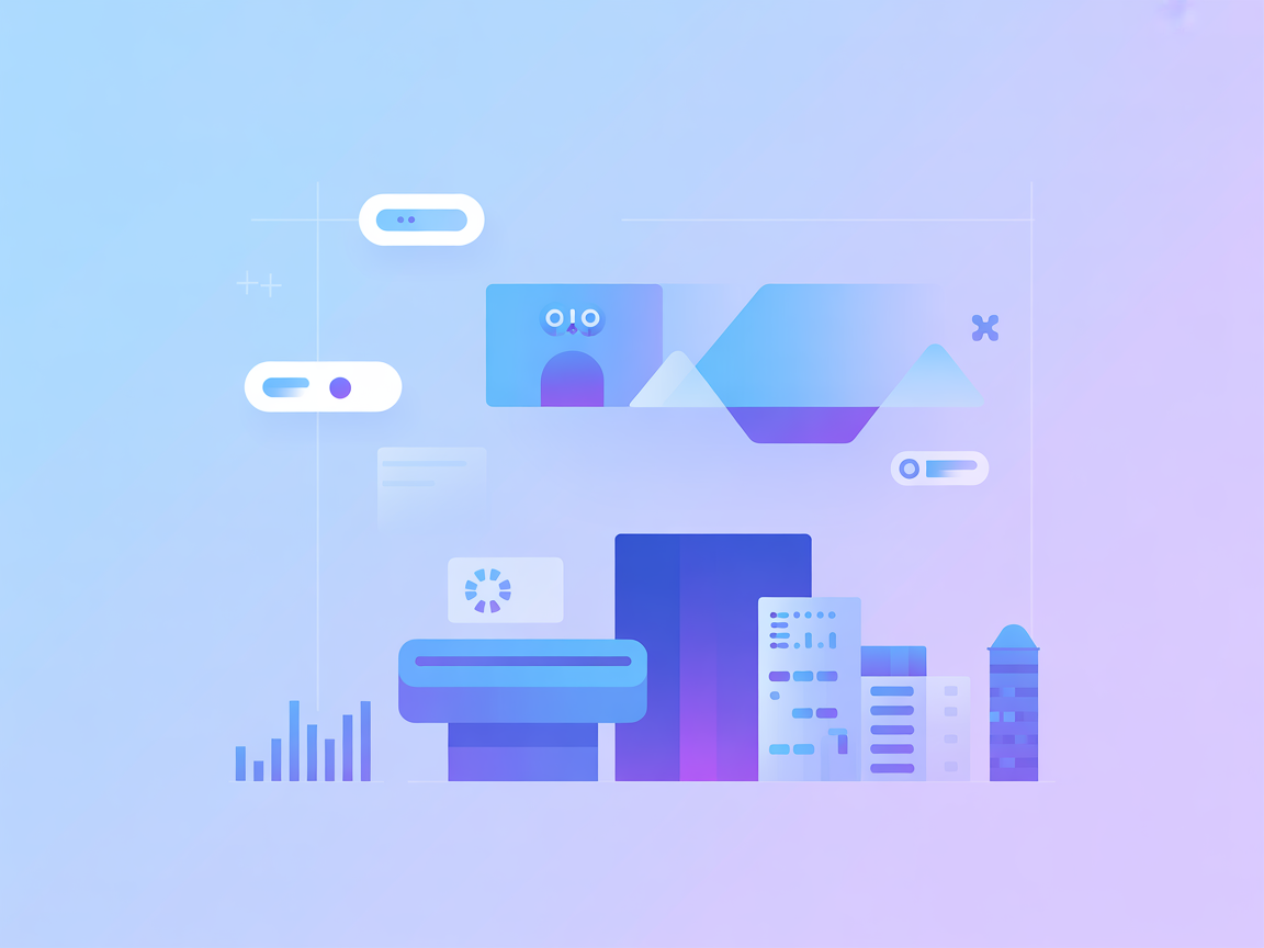 MotherDuck MCP Server SaaS vector illustration