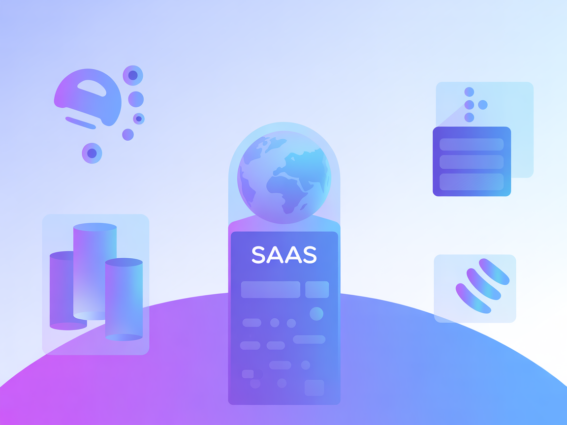 Minimalist vector illustration representing AI server management