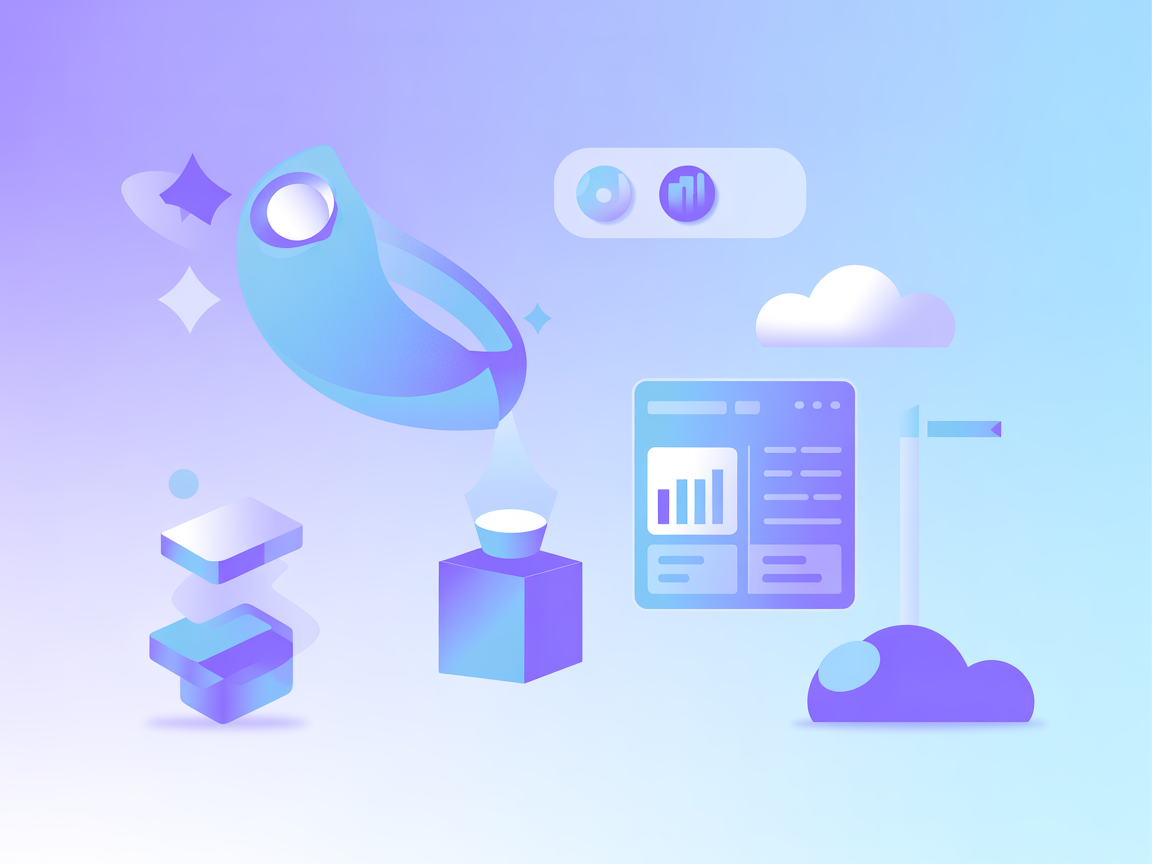 Minimalist vector image representing Python and Microsoft SQL Server integration