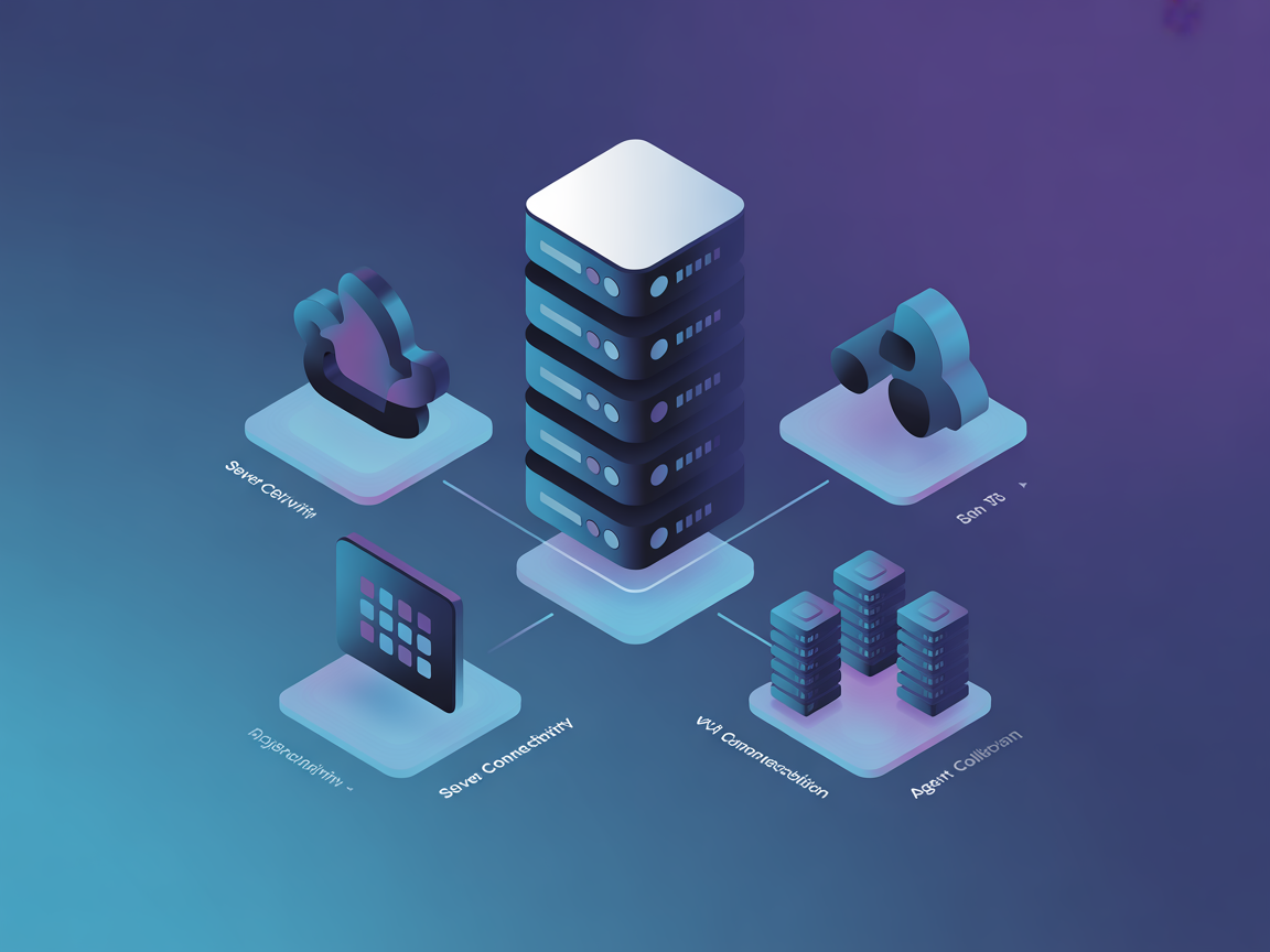 Vector image illustrating semantic search, code, and cloud