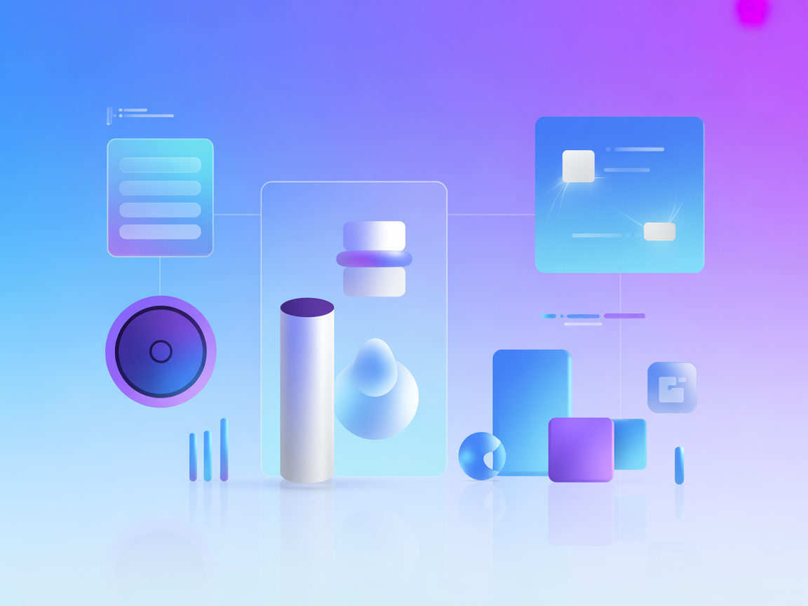Automated orchestration vector illustration