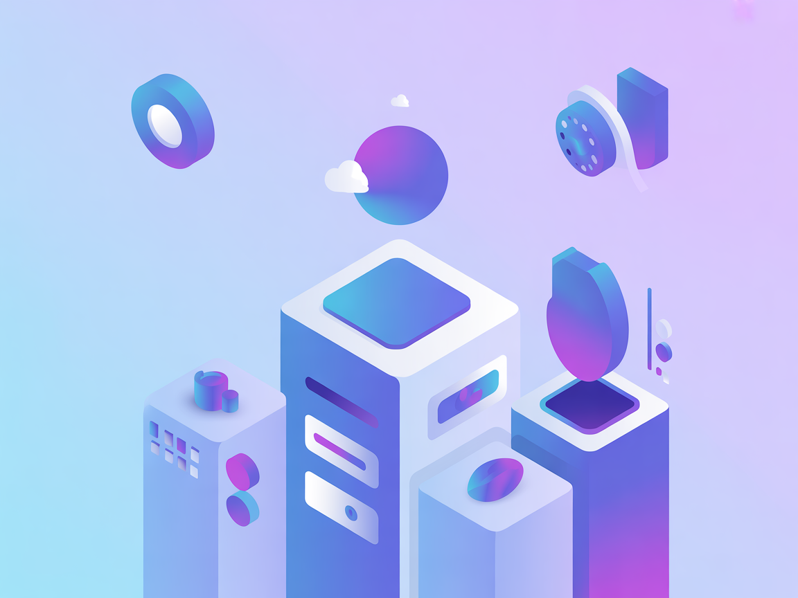 Minimalist SaaS illustration symbolizing NocoDB MCP integration
