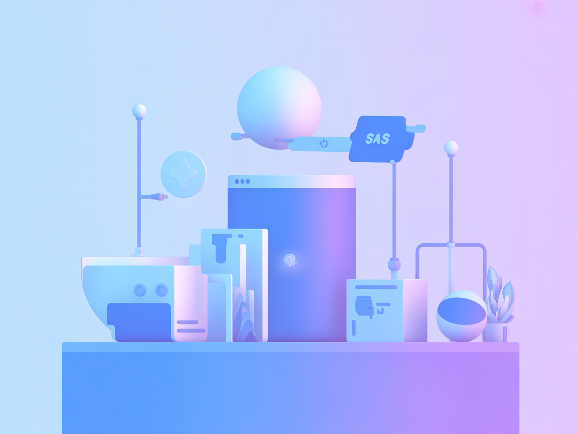 Minimalist vector showing cloud monitoring and alerting