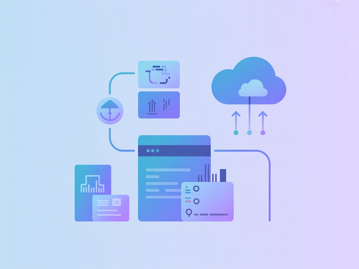 Minimalist illustration of cross-platform integration