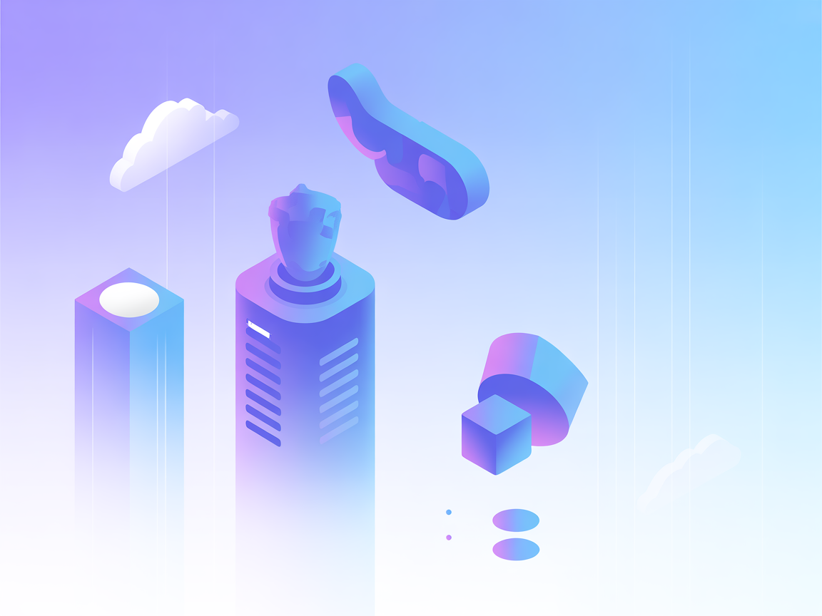 Minimalist vector illustration representing integration of Microsoft Learn MCP Server with AI agents and IDE tools