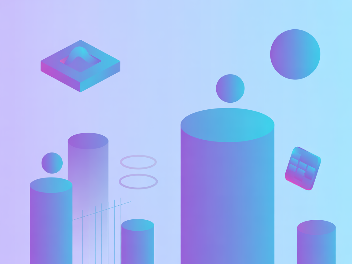 Minimalist vector image representing automated web search