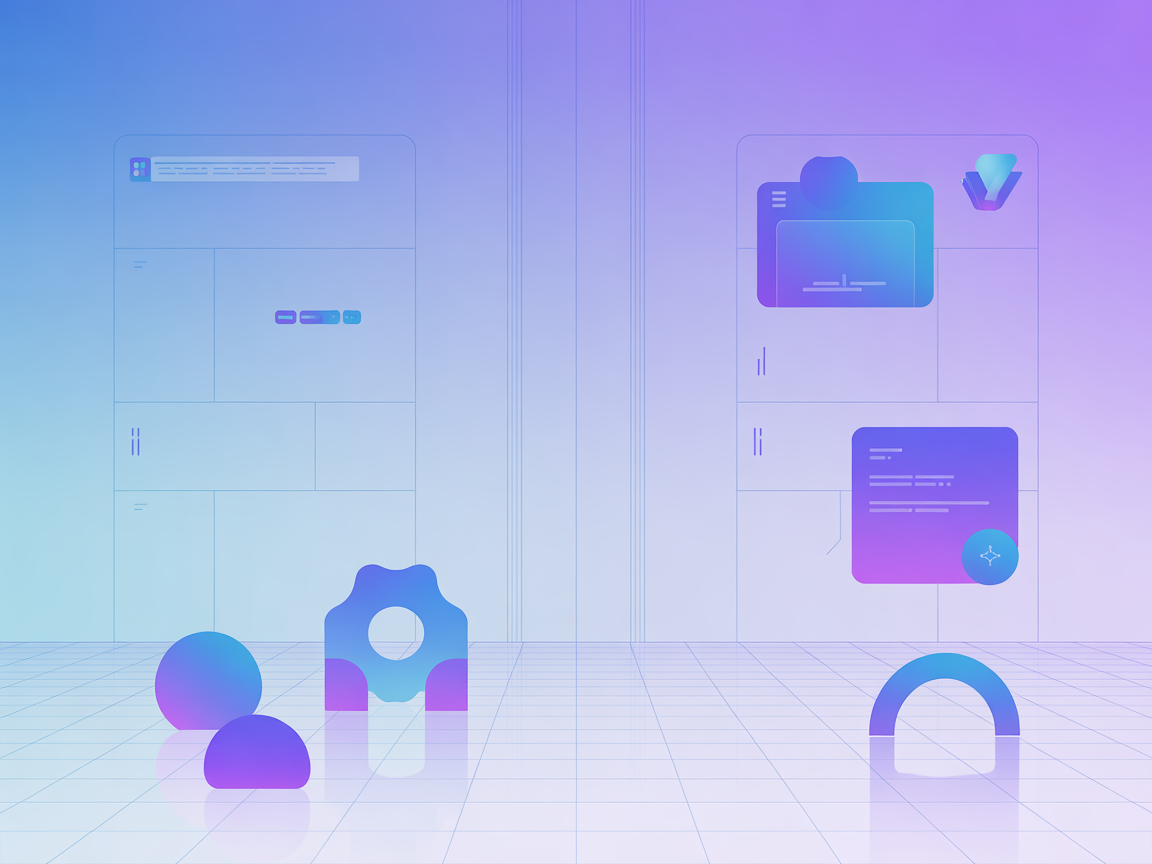 Minimalist SaaS illustration of document conversion