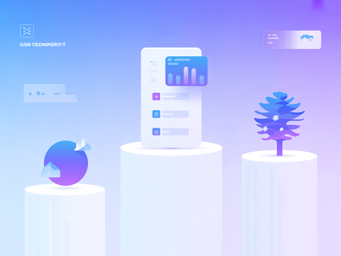 Minimalist vector SaaS illustration for Vectorize MCP integration