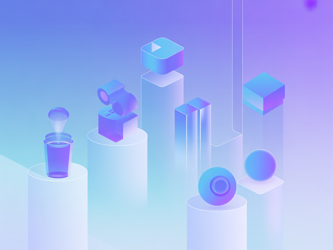 Minimalist SaaS AI agent Databricks integration illustration