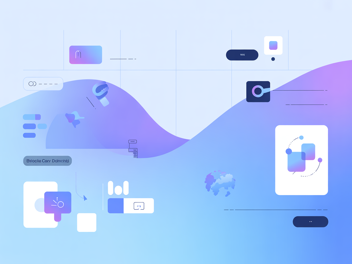 Minimalist integration and configuration vector illustration