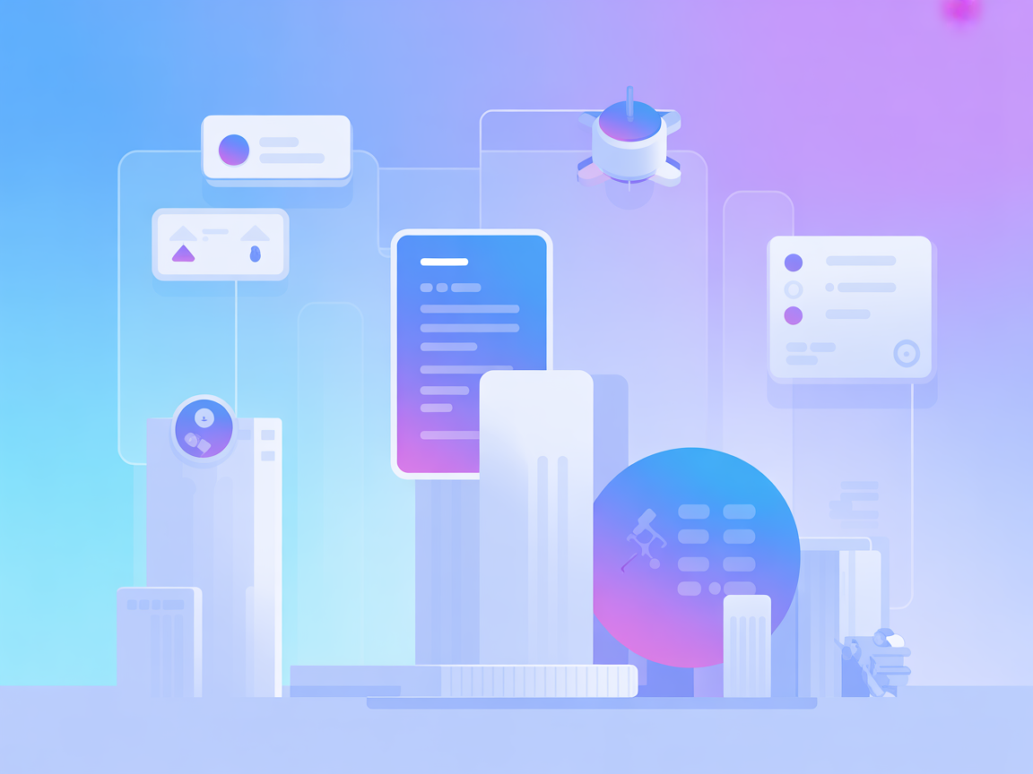 Minimalist vector graphic symbolizing Starknet MCP Server blockchain AI integration