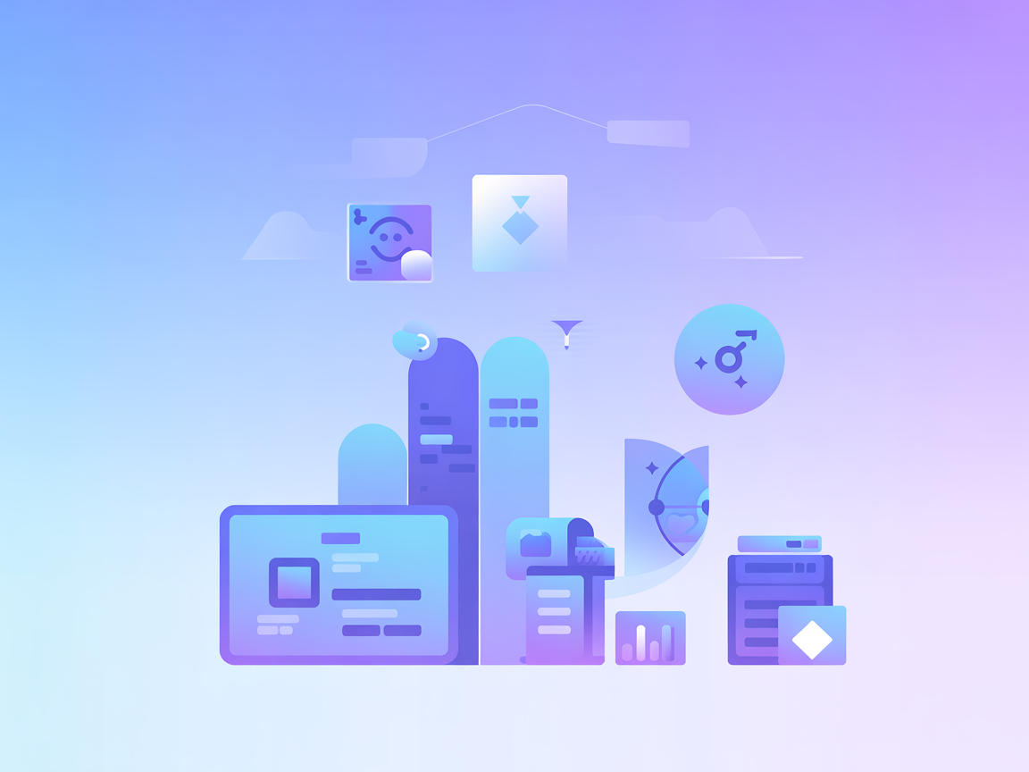 Minimalist illustration for secure SaaS configuration