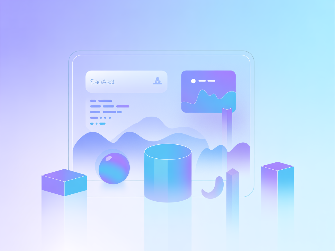 Vector SaaS symbols representing proxy management automation