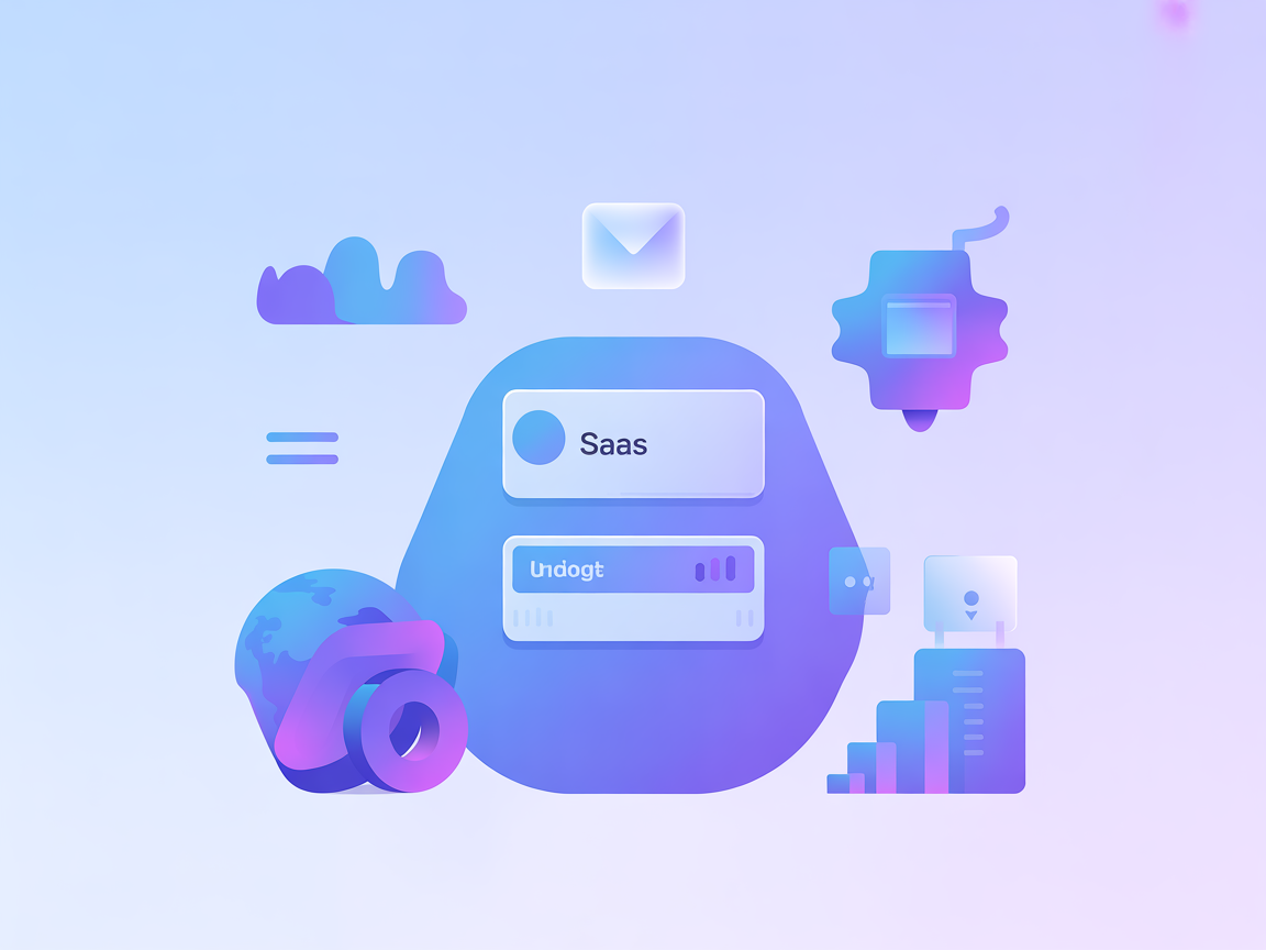 Minimalist vector showing automated task management