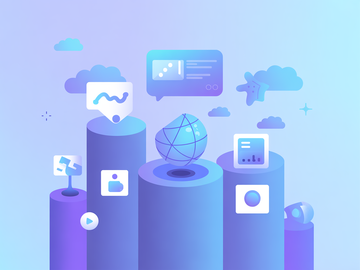 Minimalist SaaS vector illustration representing AI computer vision integration