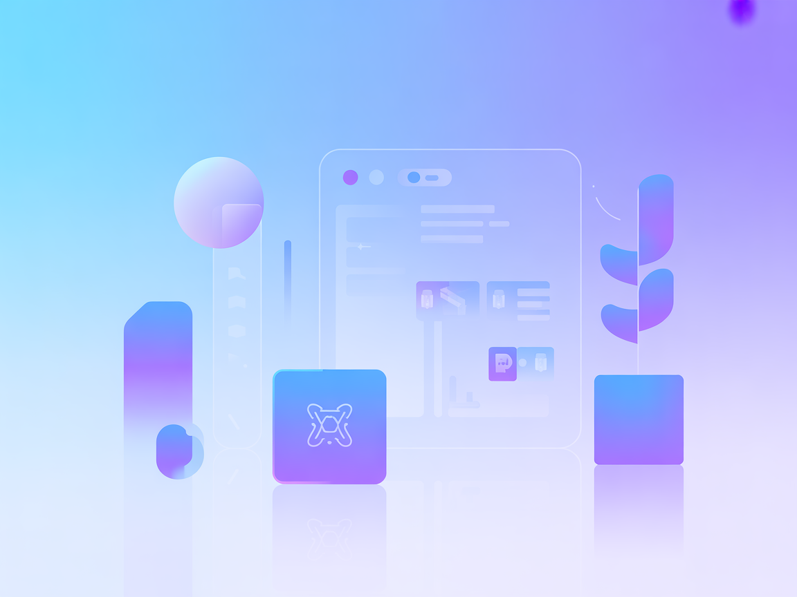 Vector illustration of automated server processes