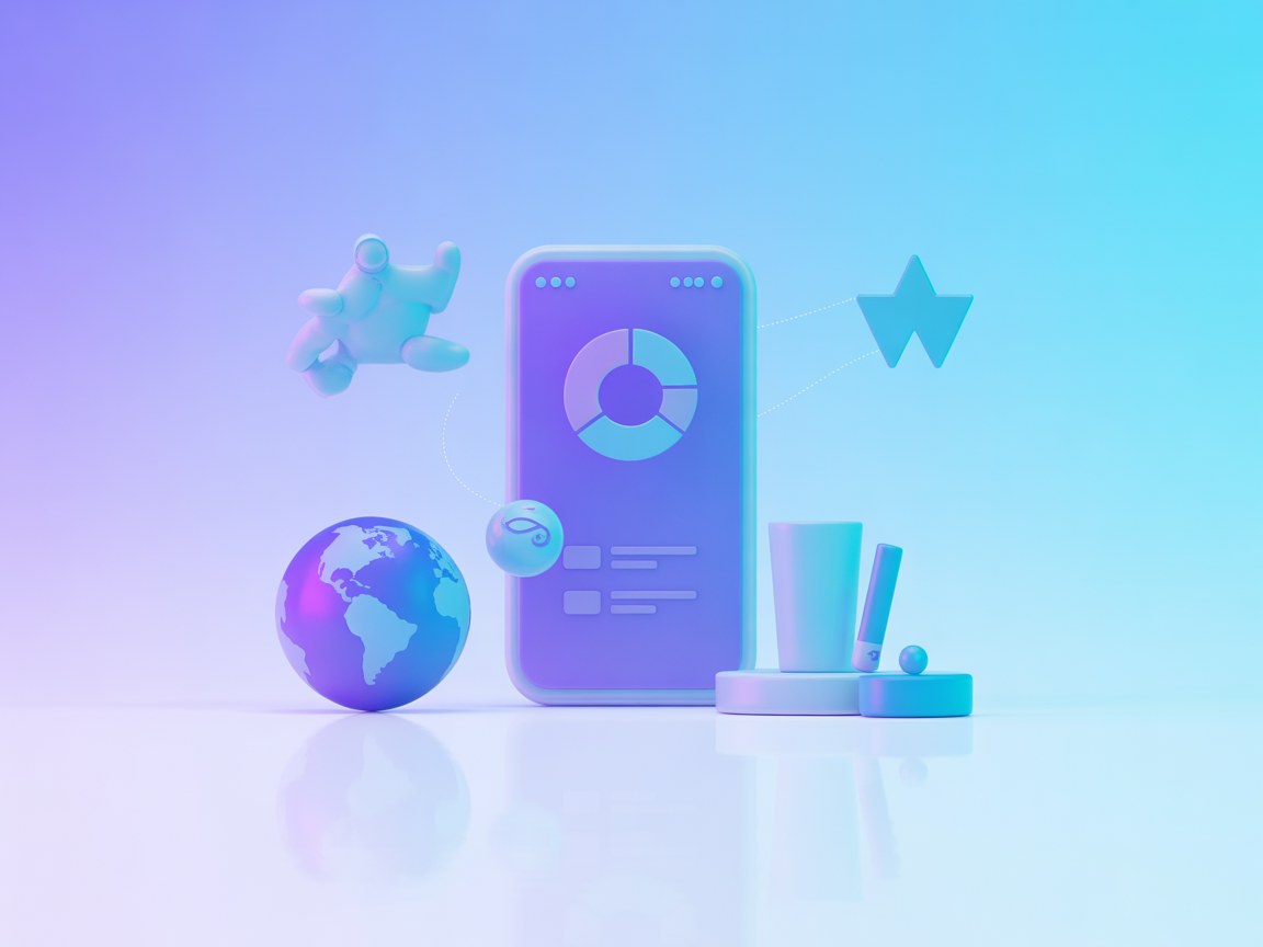 Minimalist productivity and workflow vector icons