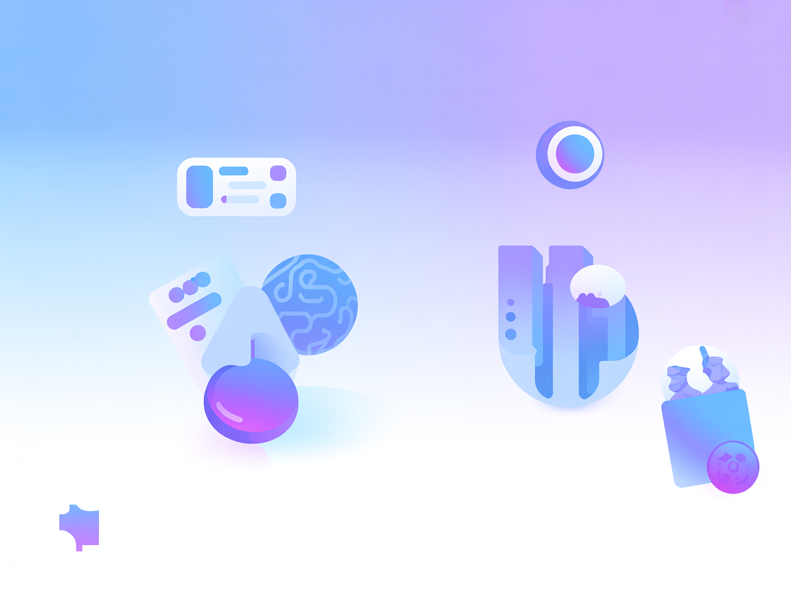 Minimalist SaaS illustration representing JFrog repository and artifact management