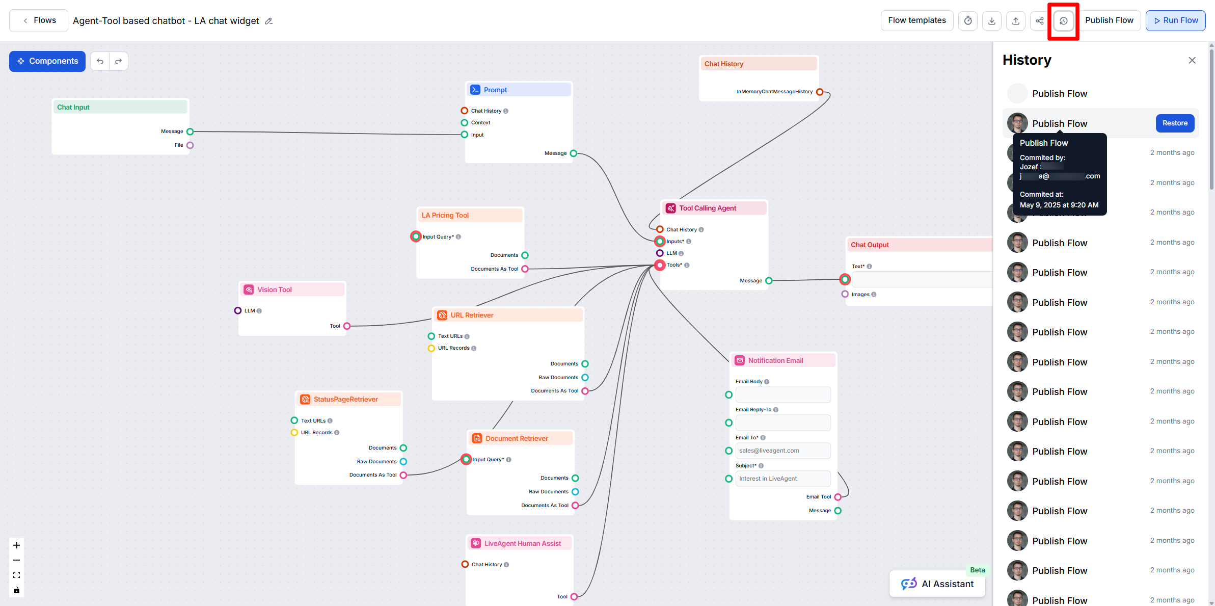 Understanding Flow Version History