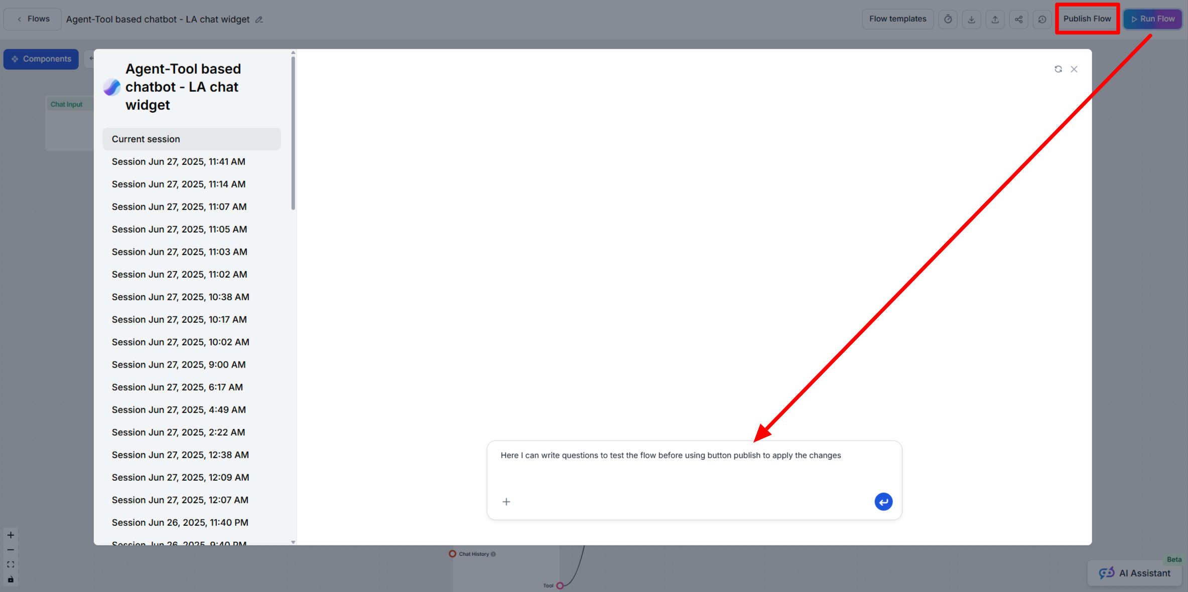 Difference Between Run Flow and Publish Flow