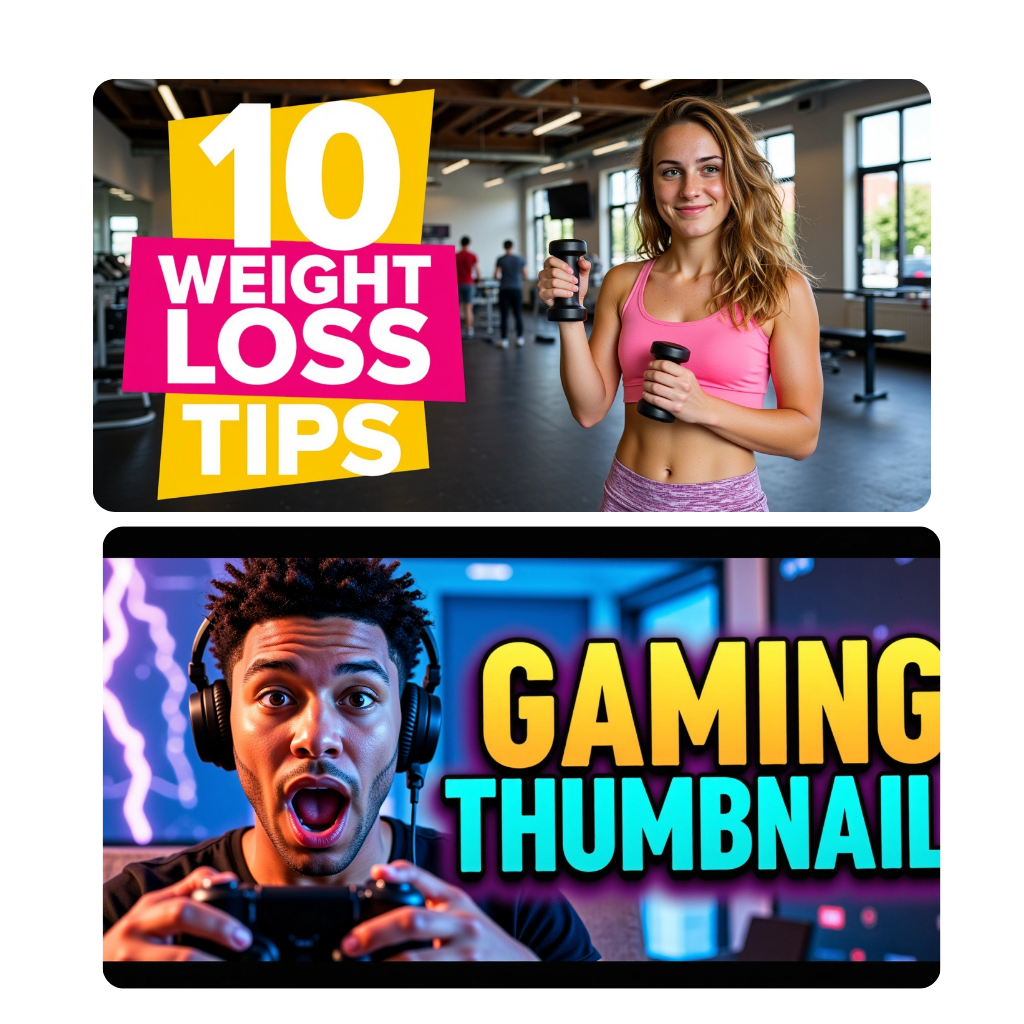 Examples of thumnbails generated with Photomatic